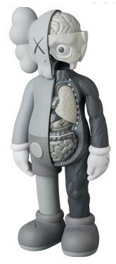 KAWS COMPANION (FLAYED)OPEN EDITION コンパニオン フレイ オープン エディション グレー カウズ MEDICOM TOY メディコムトイ