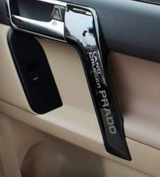 《4色展開》トヨタ TOYOTA ランドクルーザー プラド PLADO ハンドル保護 インナーハンドルカバー ステッカー 4Pセット