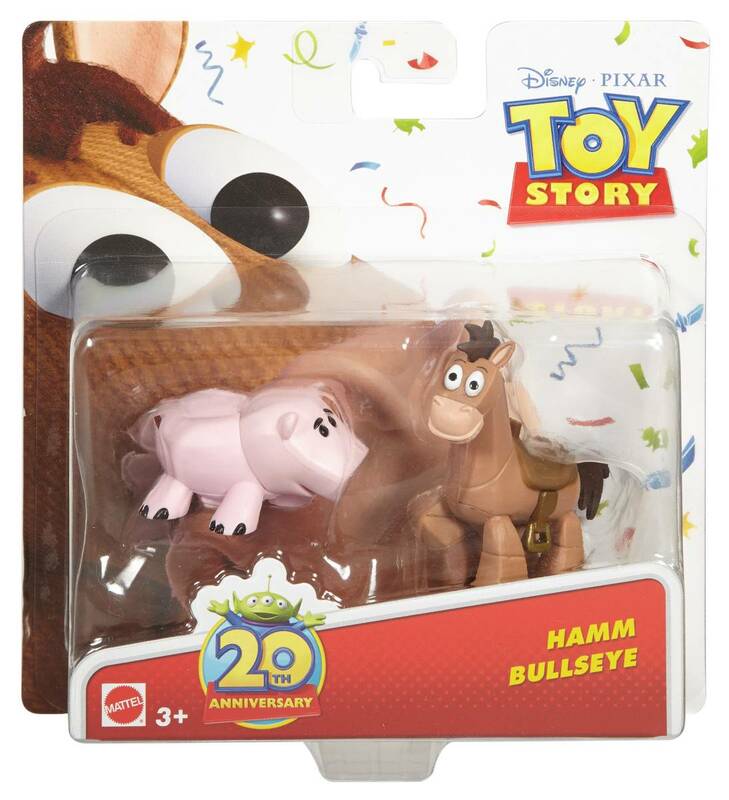 🚀トイストーリー/ハムとブルズアイのミニフィギア/20th ANNIVERSARY/HAMM & BULLSEYE/MINI FIGURINE