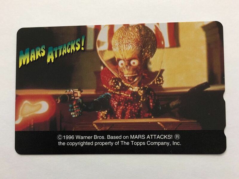 テレカ 50度数 マーズアタック MARS ATTACKS テレカテレホンカード 映画