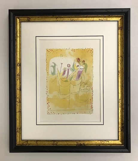 【特価】　≪　　パウル 　クレー 　　≫　　リトグラフ【石版画】　　　FLOWER TABLE　　　1945年　　　PAUL　KLEE