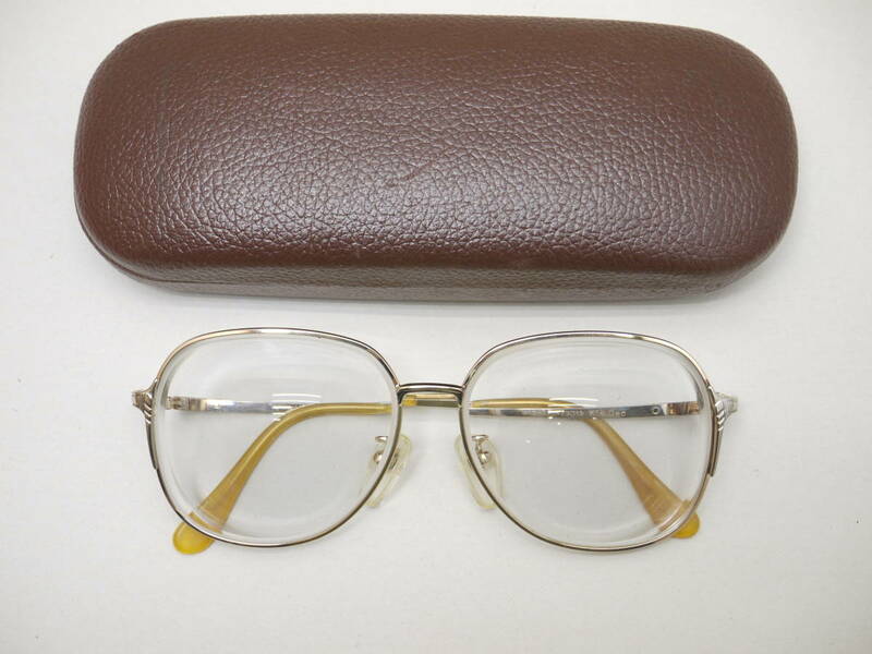 a.testoni（ア・テストーニ）1/20 12KGF K18 Dec 眼鏡 メガネ メガネフレーム 度入り