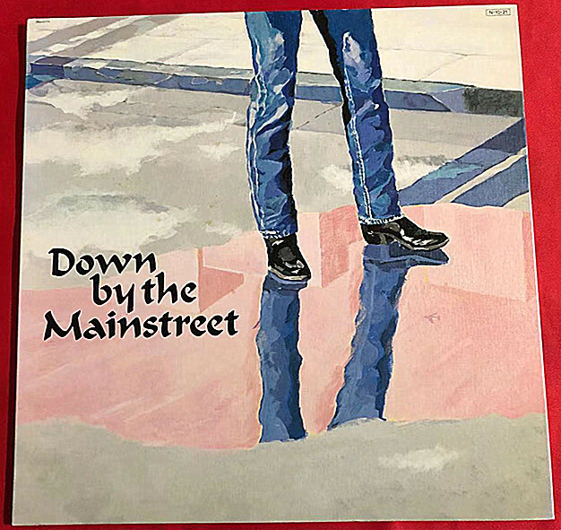 《貴重見本盤》浜田 省吾 / DOWN BY THE MAIN STREET　ライナー付き★LP　レコード 超美盤　（C2）