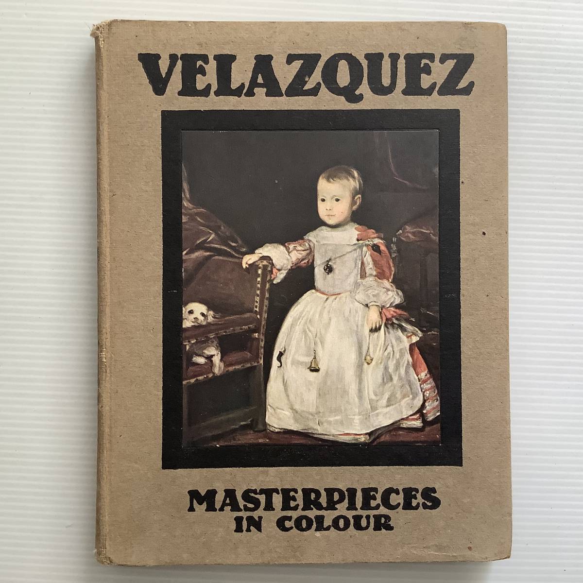 アート■ARTBOOK_OUTLET■2-145★送料無料 ディエゴ・ベラスケス マスターピース イン カラー 1900年？アンティークブック 入手困難
