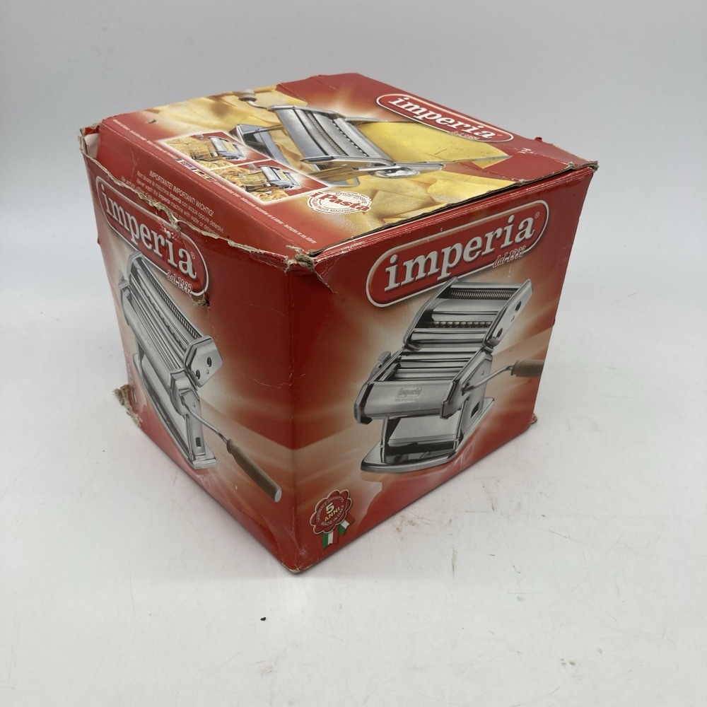 Imperia パスタマシン イタリア製 Imperia dal 1932 マカロニ製麺機 生パスタ 生地作り 調理器具 箱付き★S3243C1
