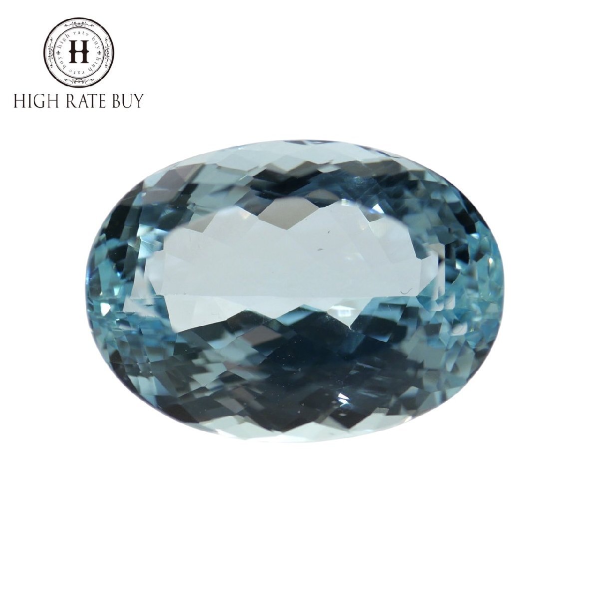 極上品 1円スタート 大粒 天然アクアマリン ルース 16.292ct ベリル オーバルカット 天然石 宝石 裸石 ジュエリー GRJソーティング