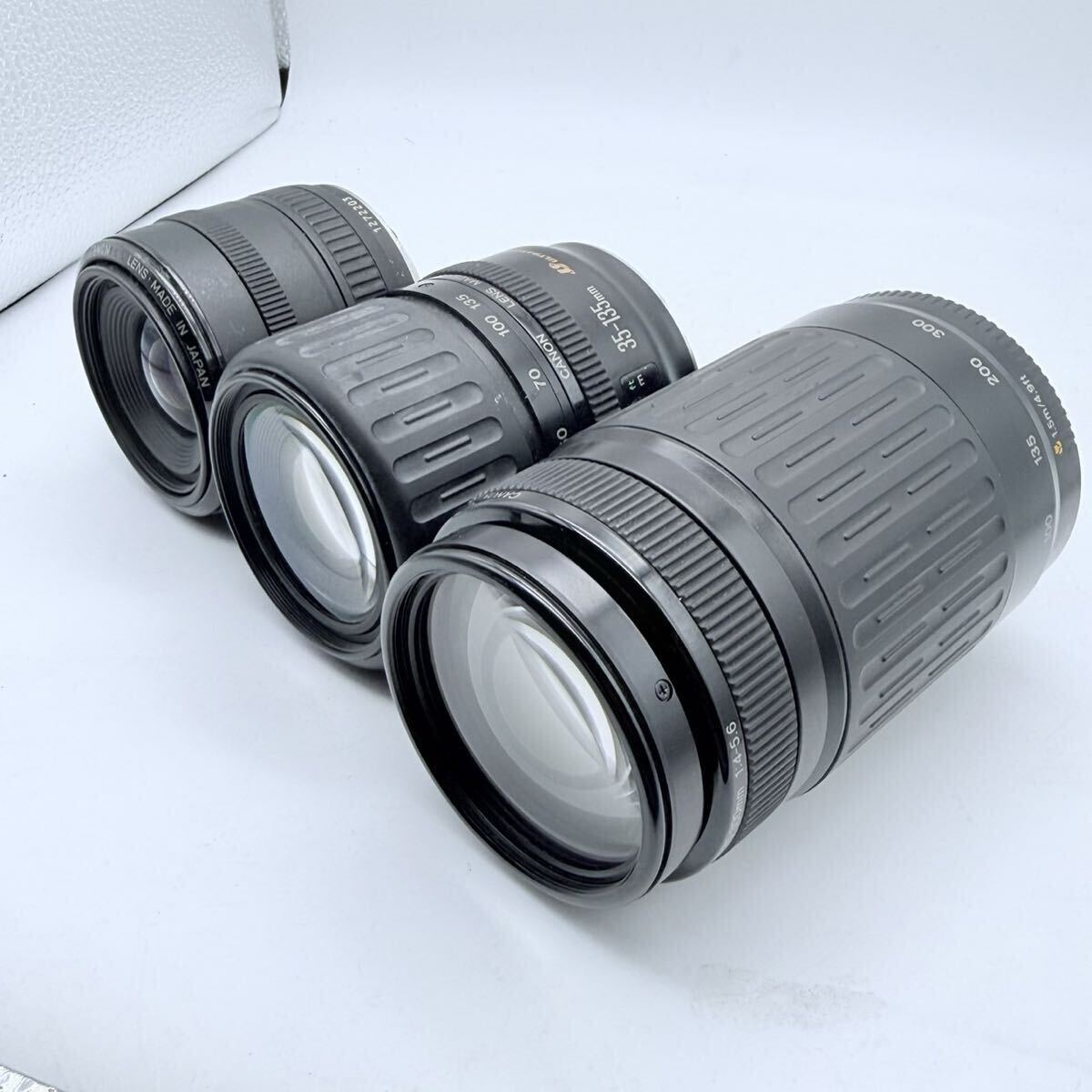 現状品 CANON ZOOM LENS EF 75-300mm 1:4-5.6 35-135mm 1:4-5.6 35-70mm 1:3.5-4.5 カメラレンズ キャノン