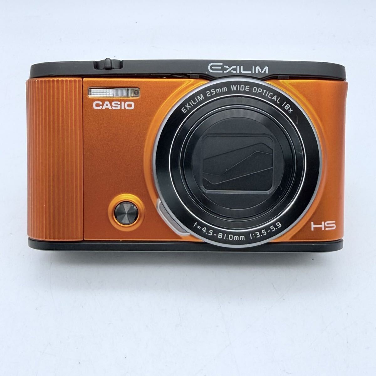 現状品 CASIO EXILIM EX-ZR1600 コンパクトデジタルカメラ カシオ エクシリム オレンジ
