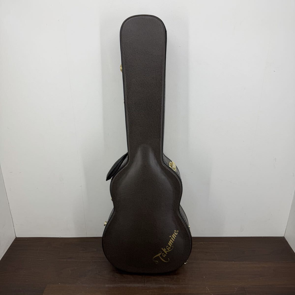 FCK5 美品 Takamine タカミネ アコースティックギター用ハードケース 400 custom ストラップ 鍵2本 付属 
