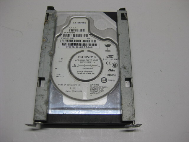 SONY SCPH-20401 PS2 PlayStation2 HDD 40GB ハードディスク 