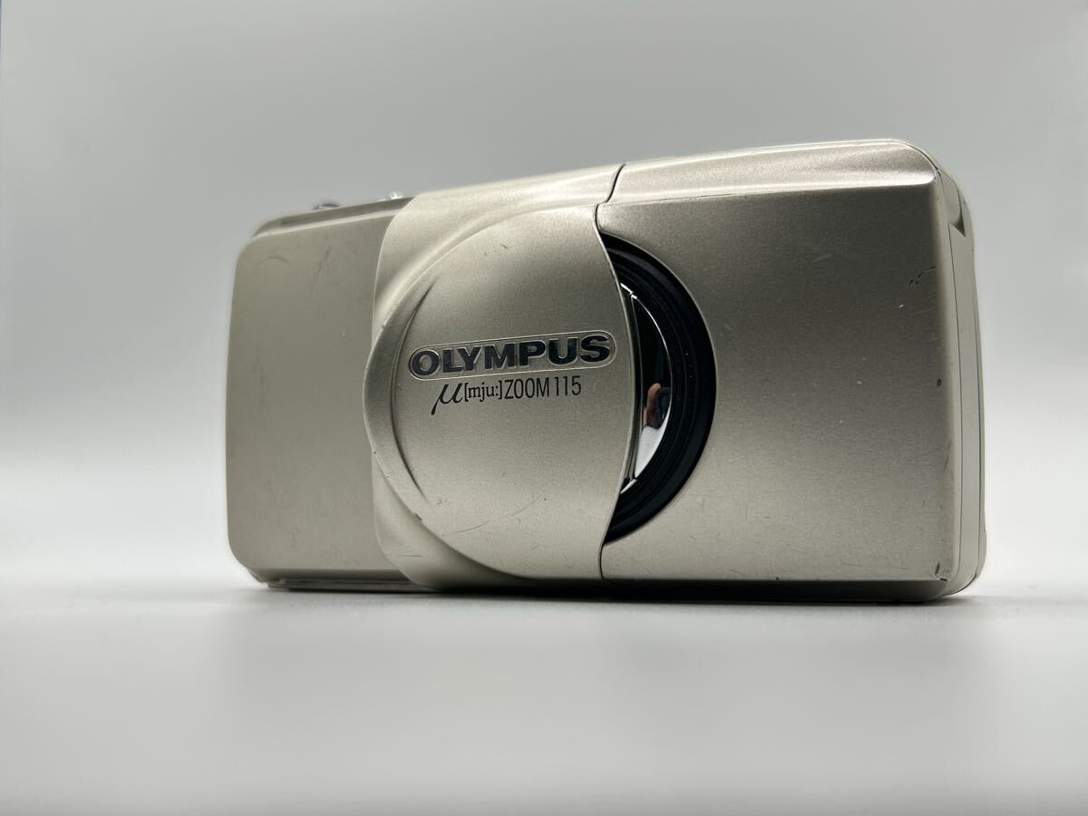 【動作未確認】OLYMPUS μ[mju:] ZOOM 115 コンパクトフィルムカメラ ジャンク扱い 現状品 Film Camera 【082】