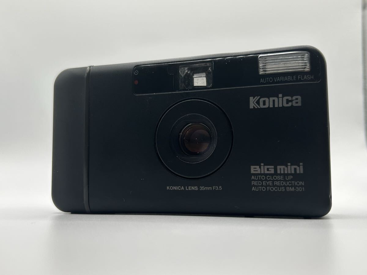 【動作未確認】Konica Big mini BM-301 35mm F3.5 コンパクトフィルムカメラ ジャンク扱い 現状品 Film Camera 【087】