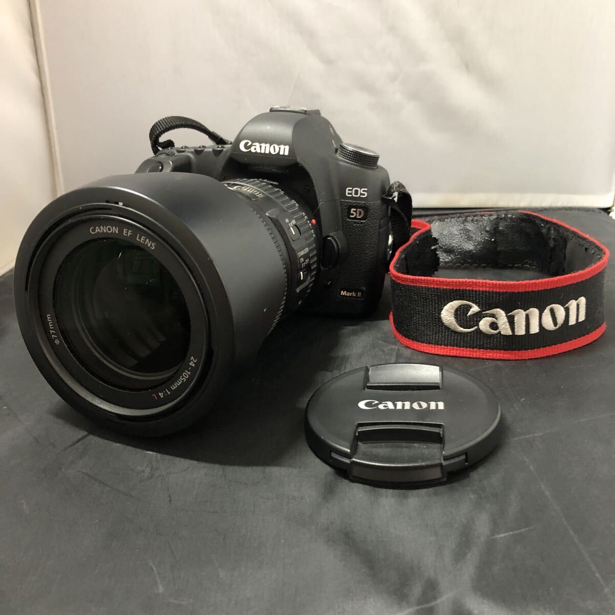 Canon キャノン EOS 5D MarkII EF24-105mm F4LIS USM デジタル一眼レフカメラ ボディ レンズ　80サイズ