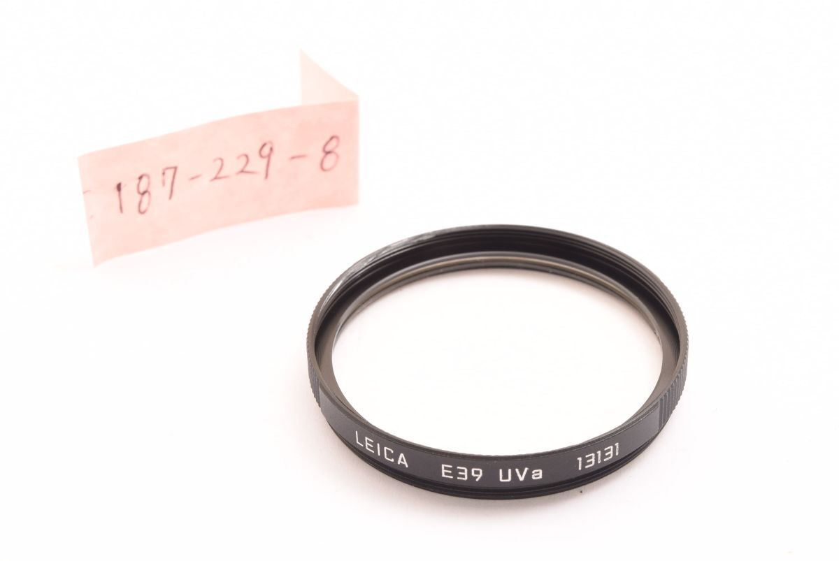 Leica UVa レンズフィルター E39 13131 ライカ　純正　187-229-8　260306