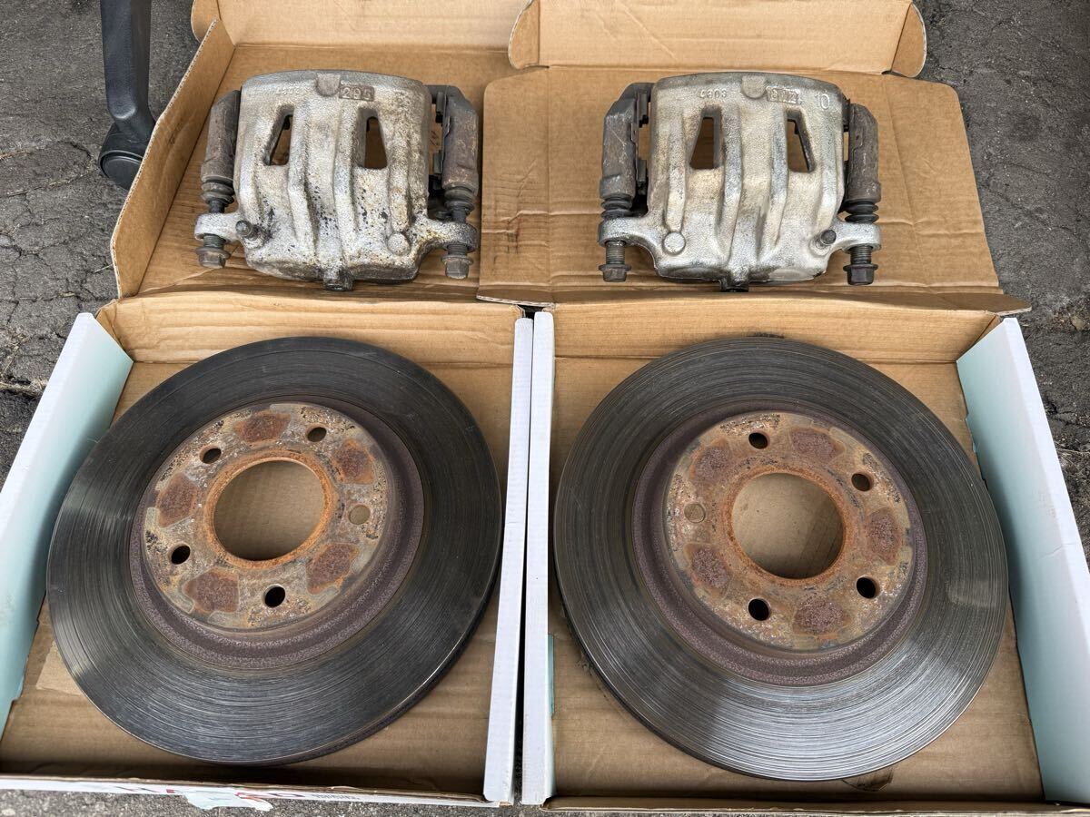 【即決価格】日産 ME51 E51 エルグランド 純正 フロント ブレーキキャリパー 左右 ディスクローター MNE51 NE51 中古現状品