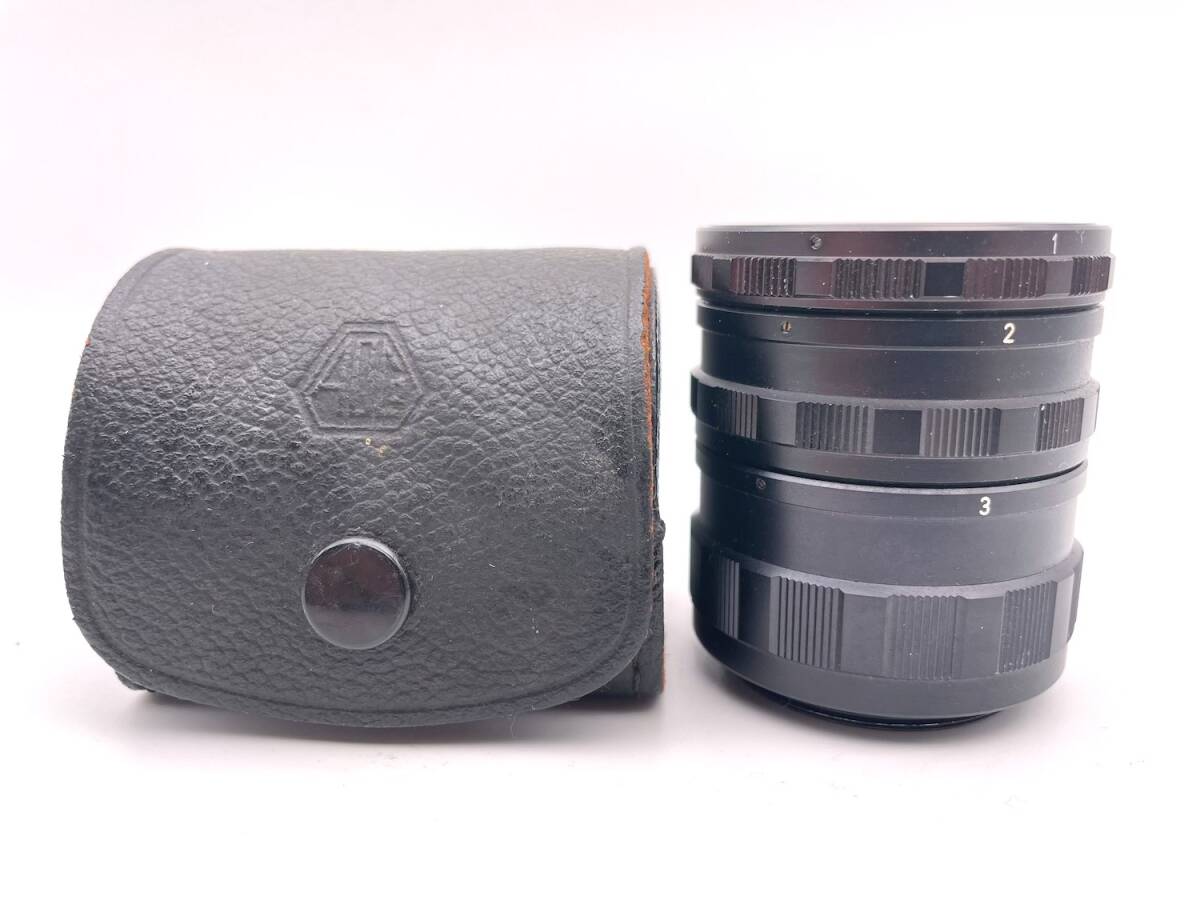 30316■Asahi Pentax エクステンションチューブ 1 2 3 セット 中間リング 接写リング ケース付き