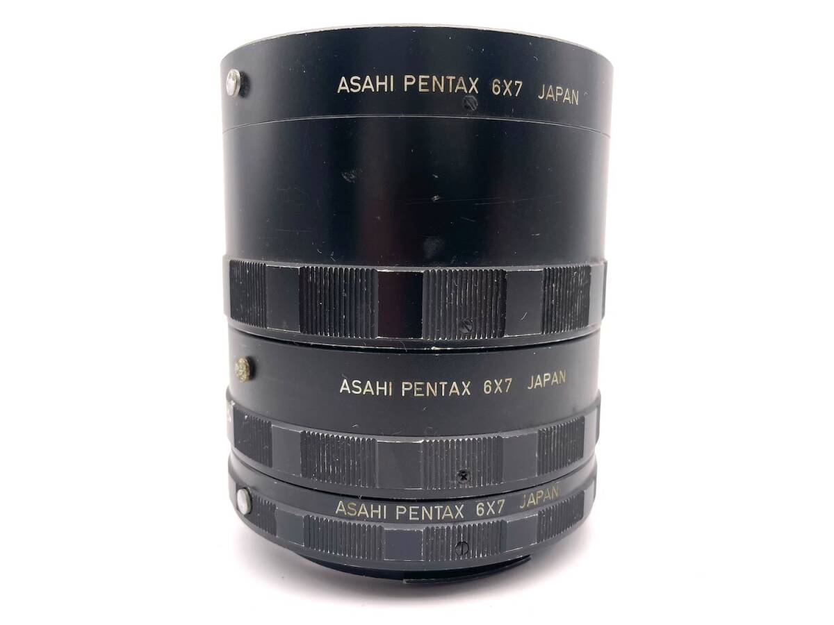 30317■Asahi Pentax 6X7 エクステンションチューブ 1 2 3 セット 中間リング 接写リング