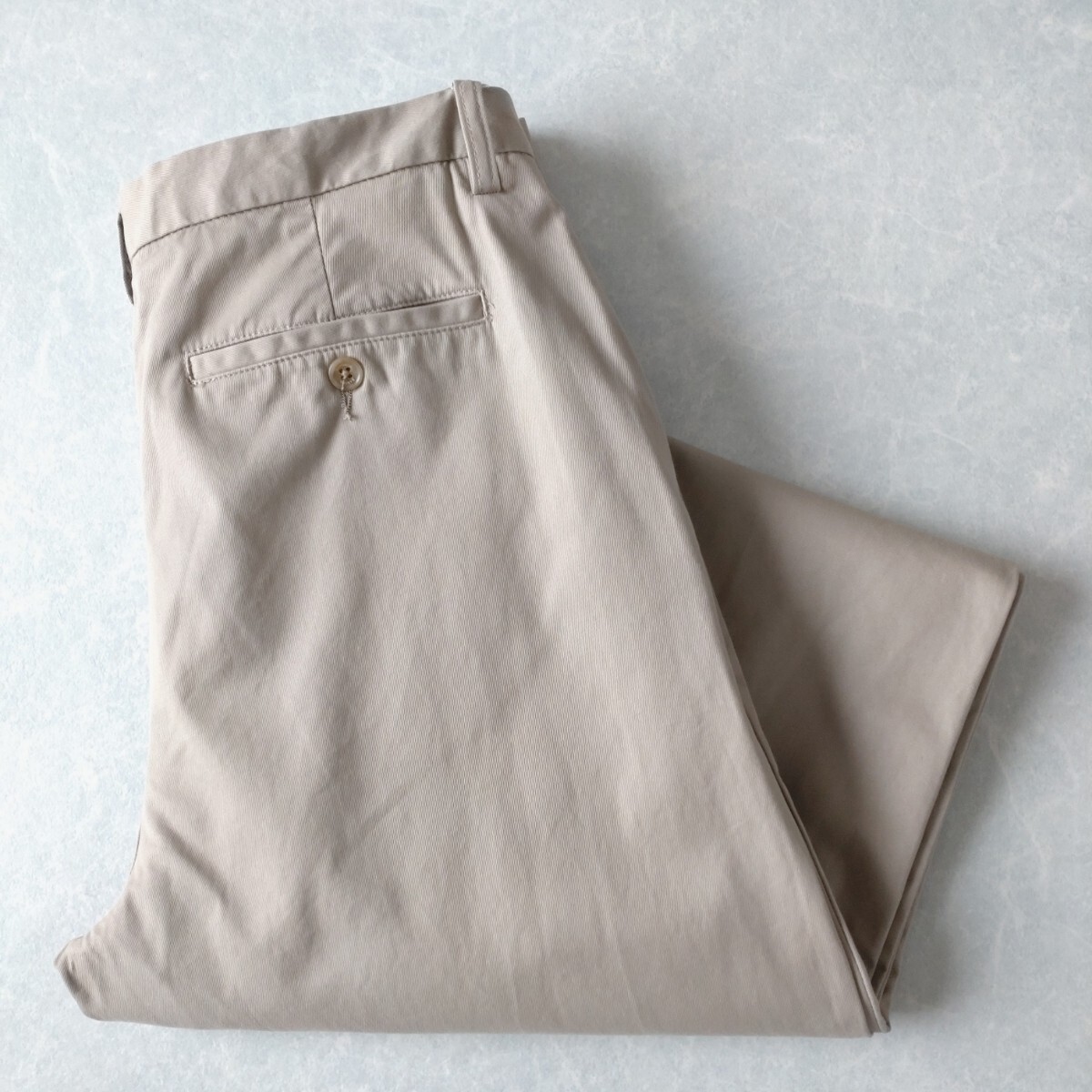 ■古着 BANANA REPUBLIC バナナ リパブリック チノ ツイルパンツ ベージュ W34L30【L5798】