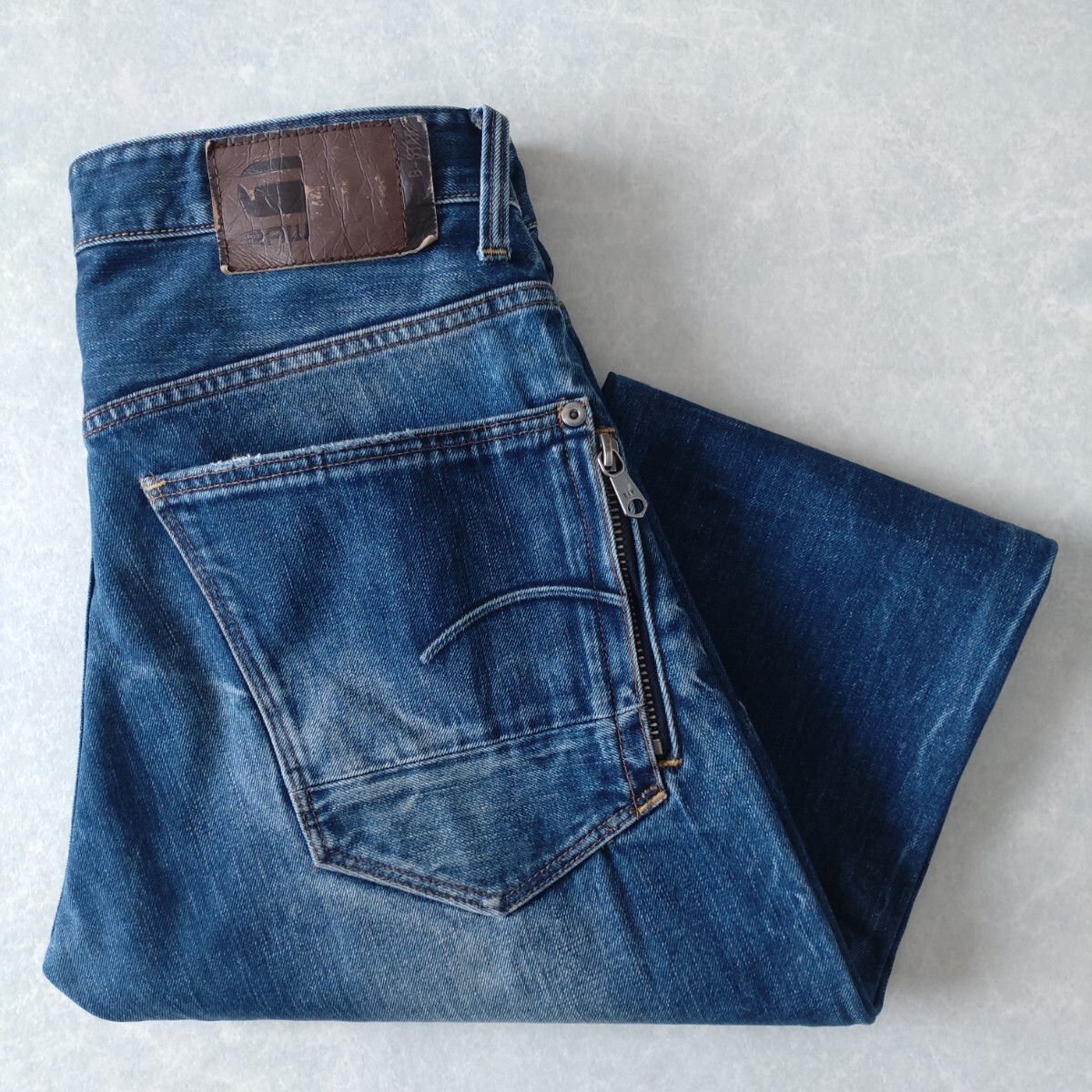 ■古着 G-STAR RAW ジースターロゥ STEAN TAPERED ジーンズ デニムパンツ W32L32【L5883】
