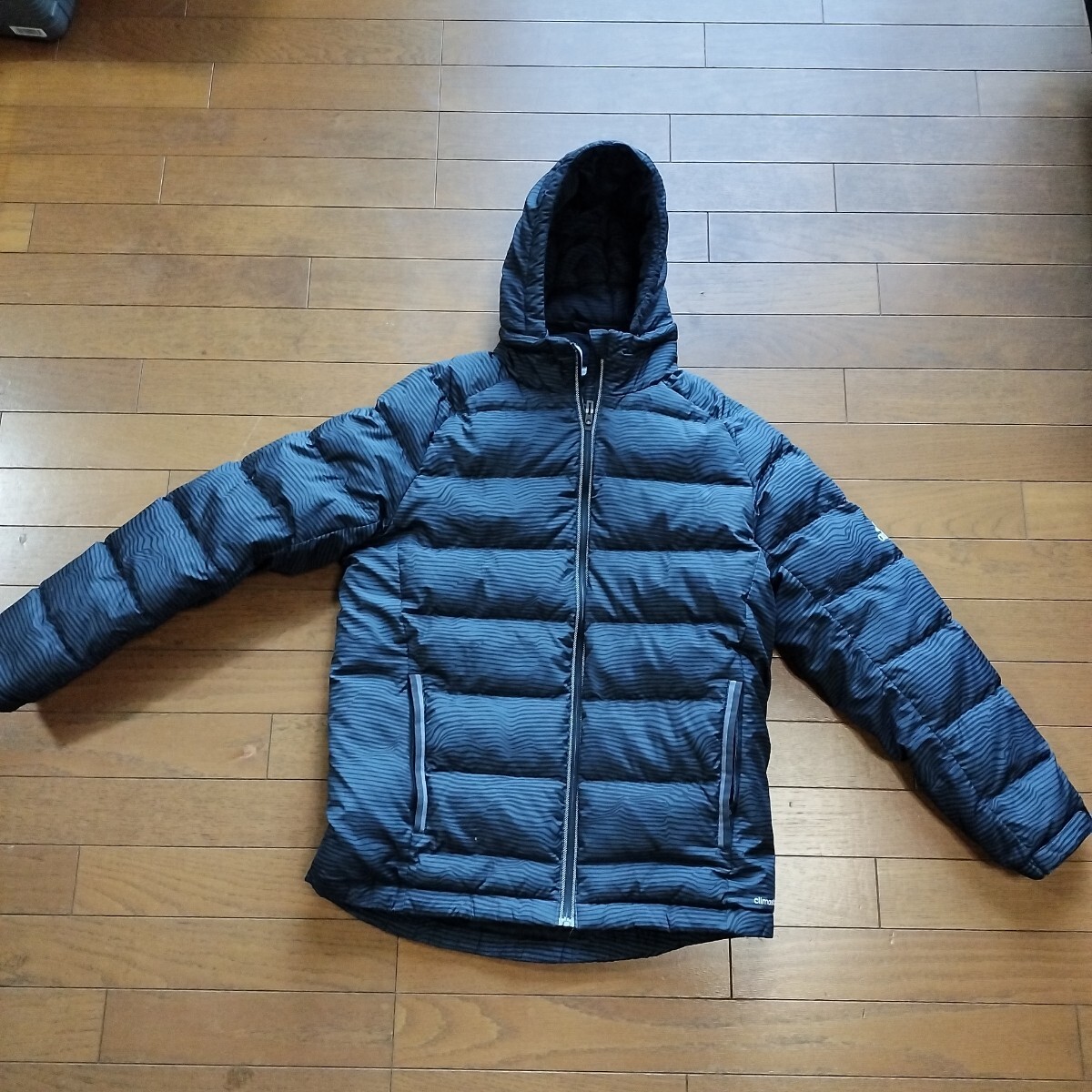 ★adidas climastorm/アディダス /ダウンジャケット/ダウン/防寒着/アウター/スポーツ/メンズ/Mサイズ