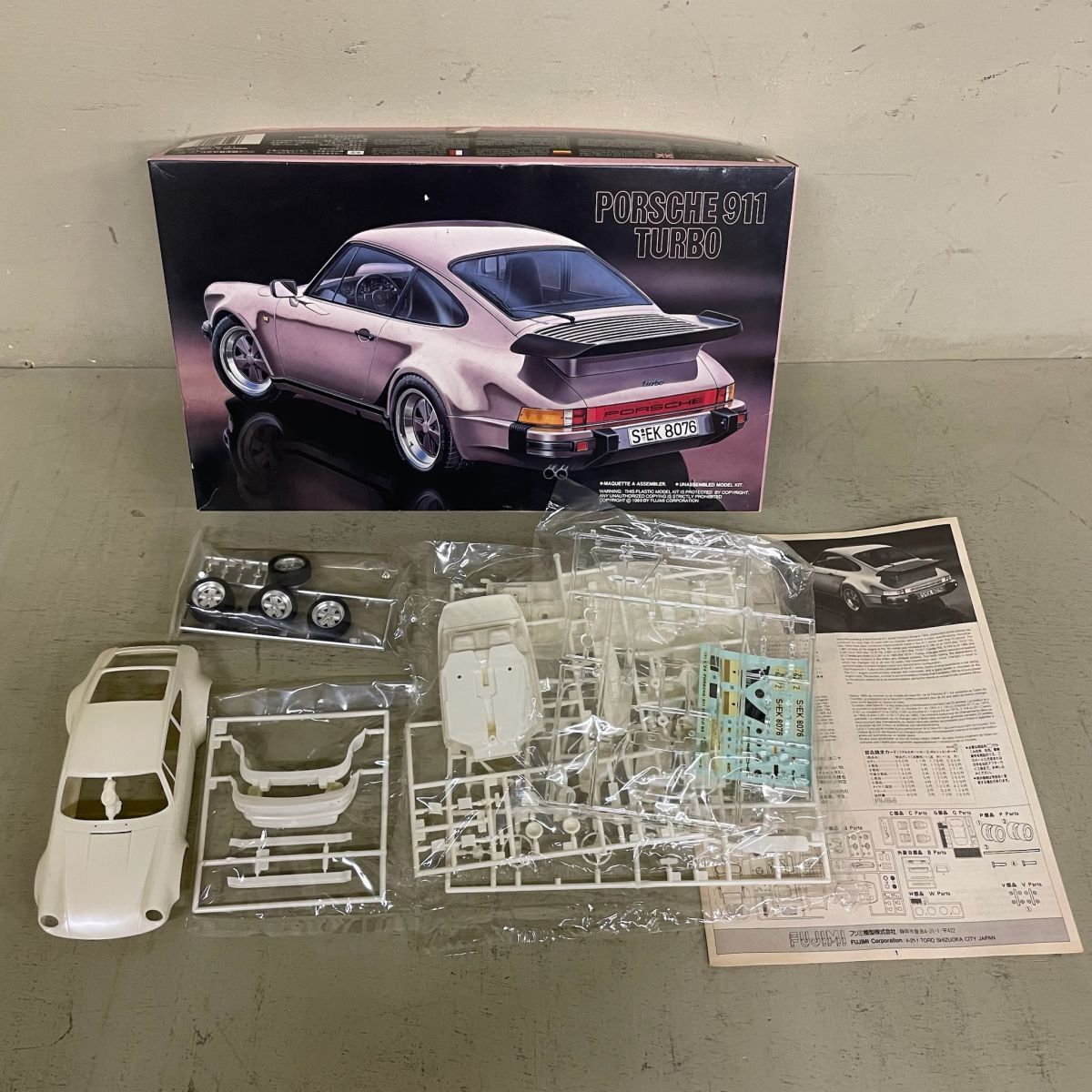 C4018 FUJIMI プラモデル ポルシェ 911ターボ PORSCHE 911 TURBO