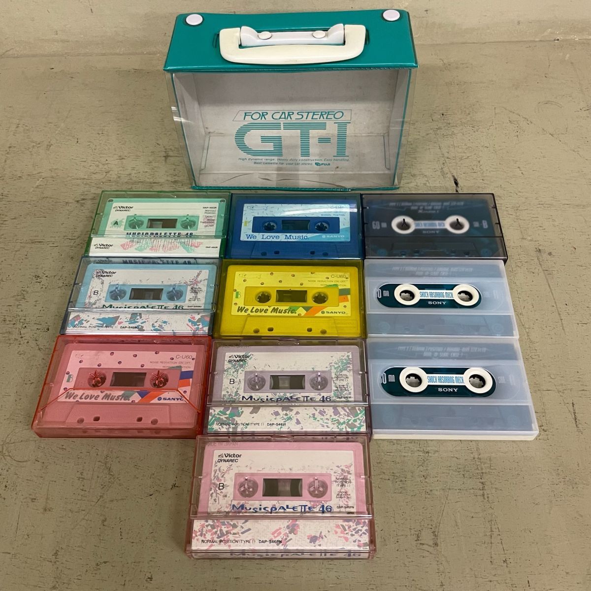 D1120【消去済み】 カセットテープ まとめ POP カラフル 10点