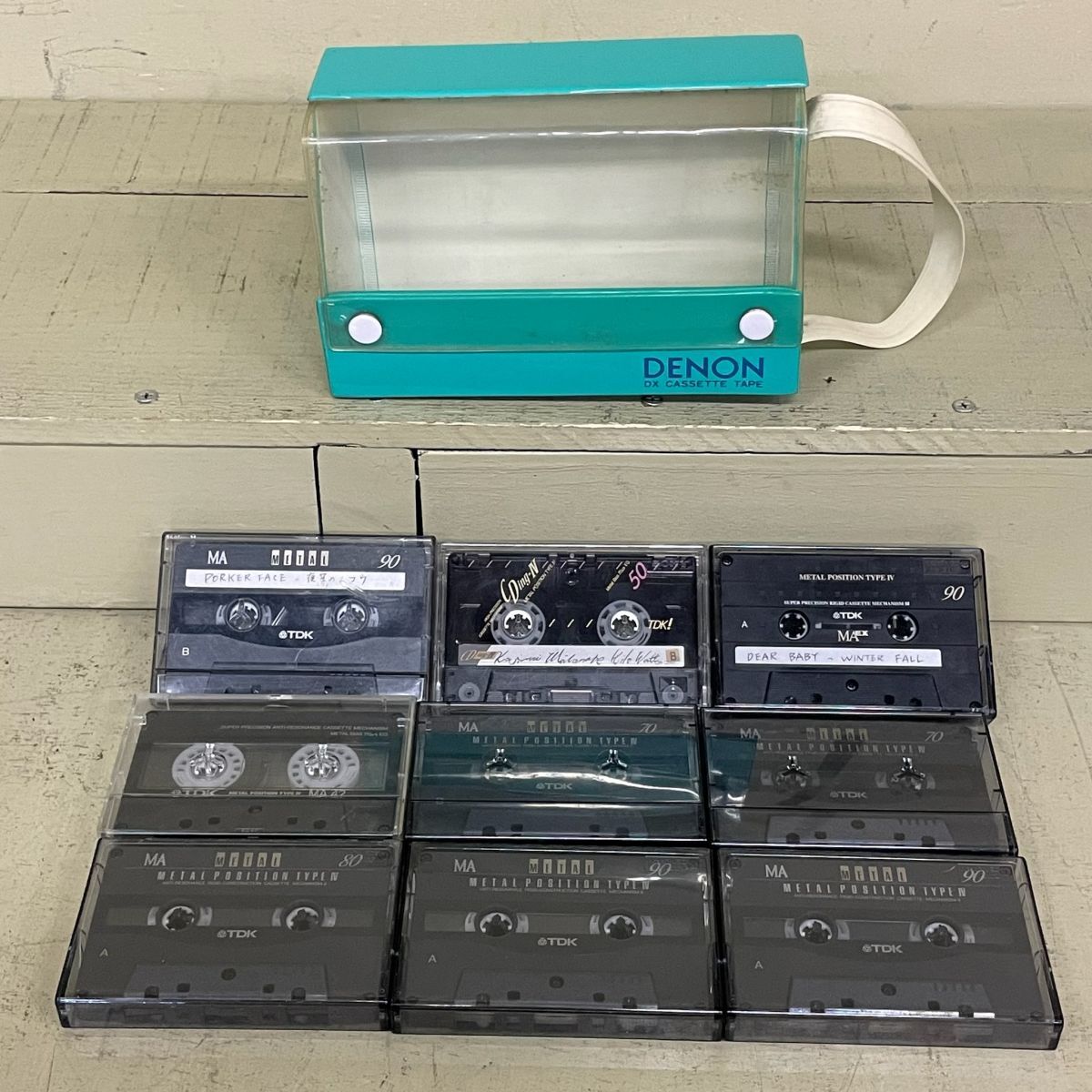 D1106【消去済み】 カセットテープ TDK METAL TypeⅣ まとめ 9本