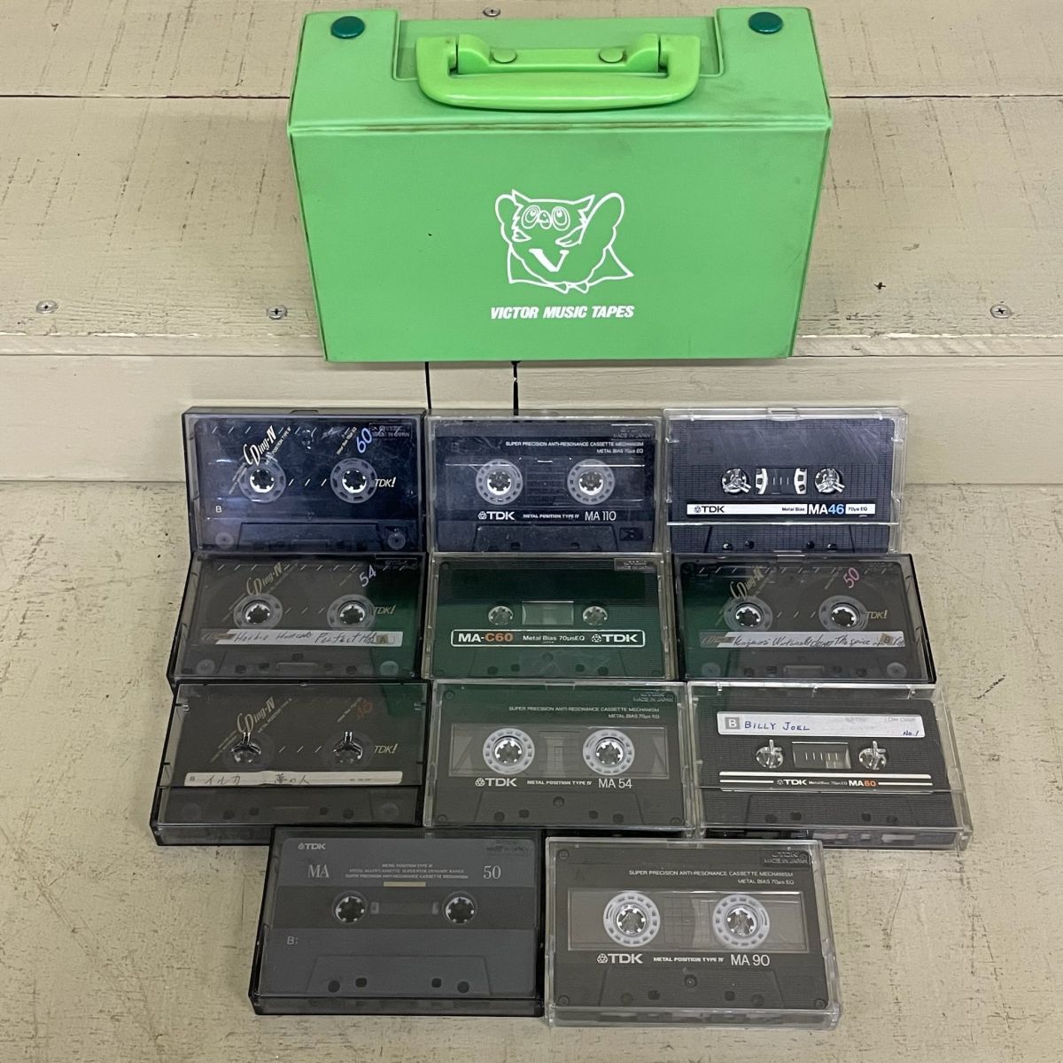 D1105【消去済み】 カセットテープ TDK METAL TypeⅣ まとめ 11本