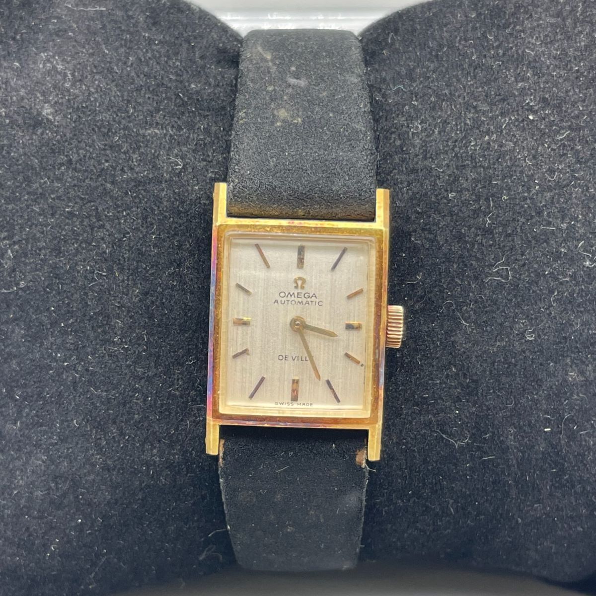 D1090【コンパクト送料込み】【18K刻印】OMEGA オメガ レディース 腕時計 DE VILLE デ・ヴィル 手巻き 総重量18.7g