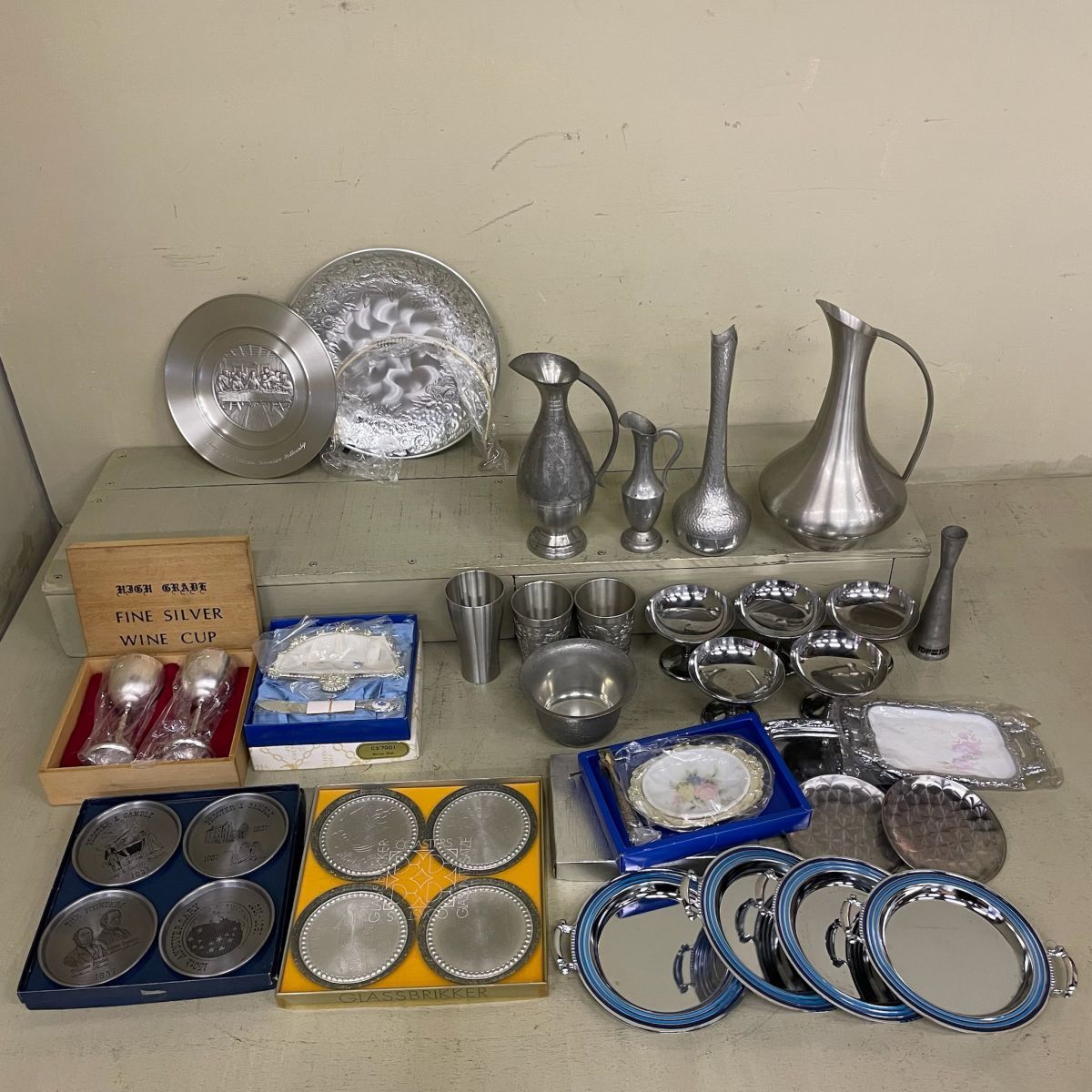 D1075 FINE SILVER含む シルバー色系製品 まとめ ステンレス 錫