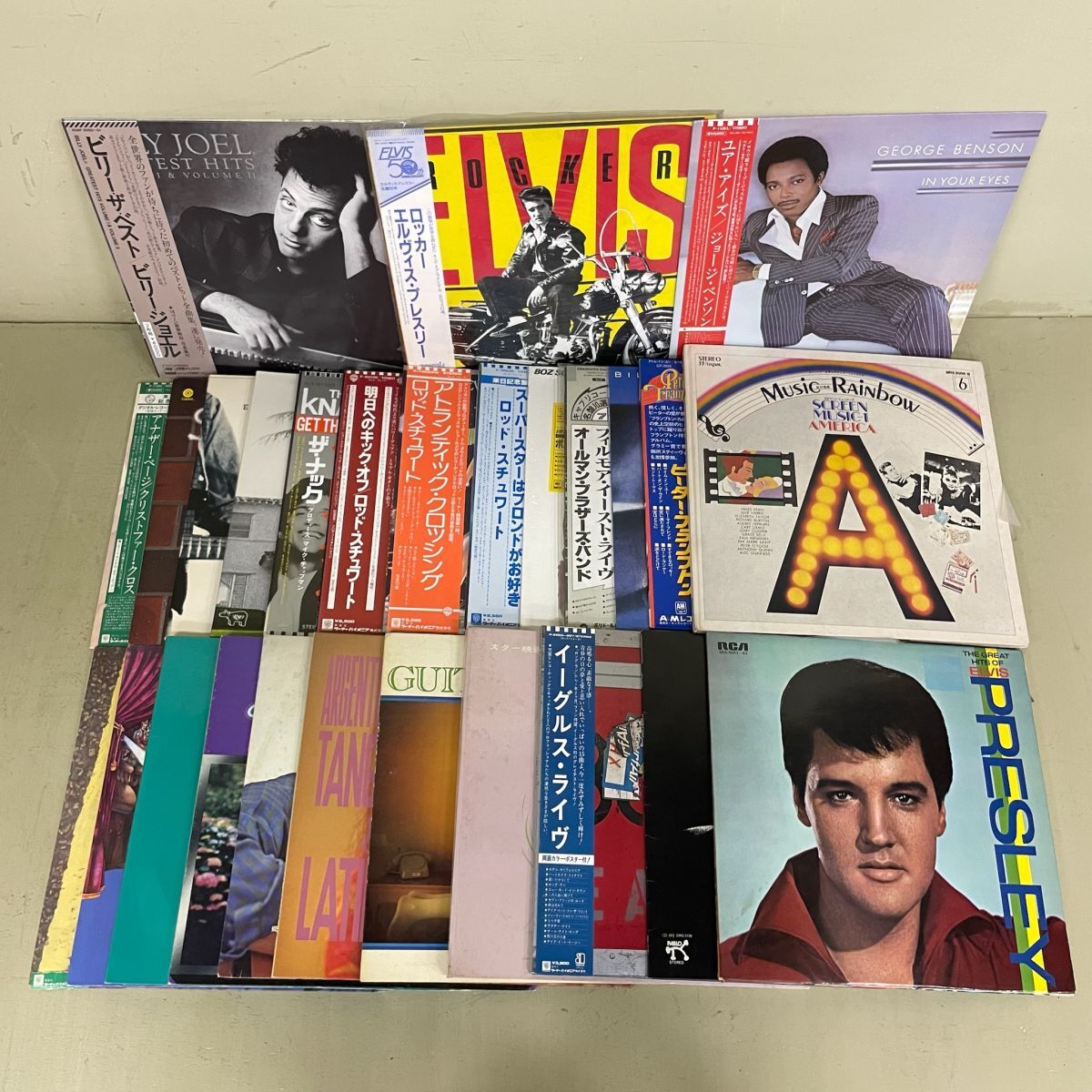 D1046 LPレコード 洋楽 まとめ RINGO ビリー・ジョエル クラプトン イーグルス 他 27点