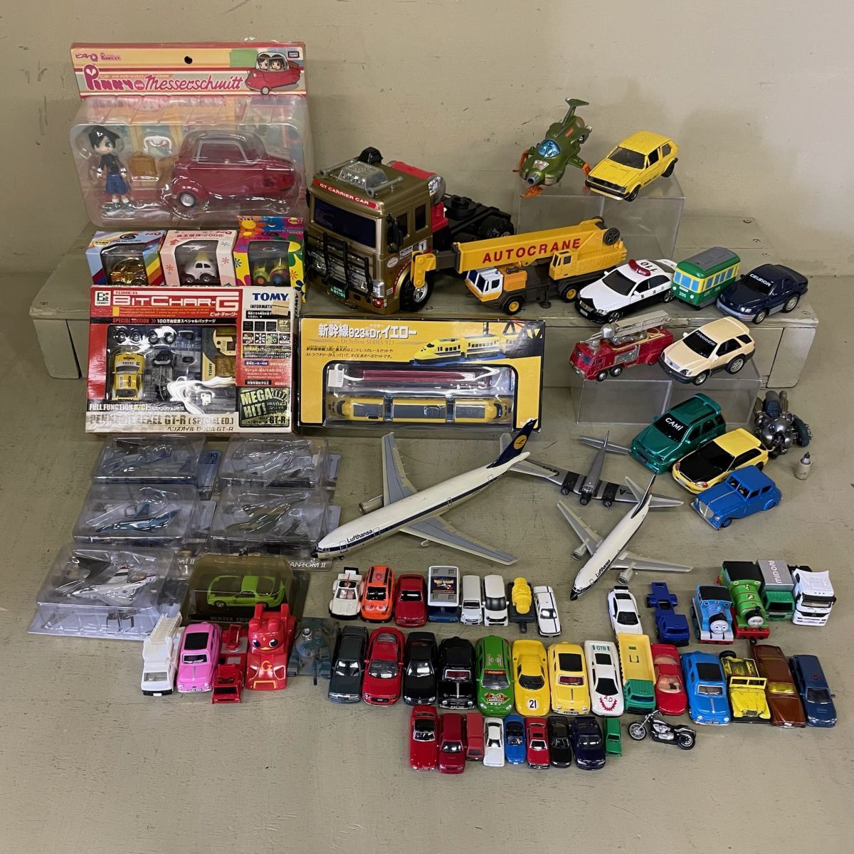 D1045 おもちゃ 乗り物 まとめ 飛行機 自動車 YONEZAWA チョロQ 他