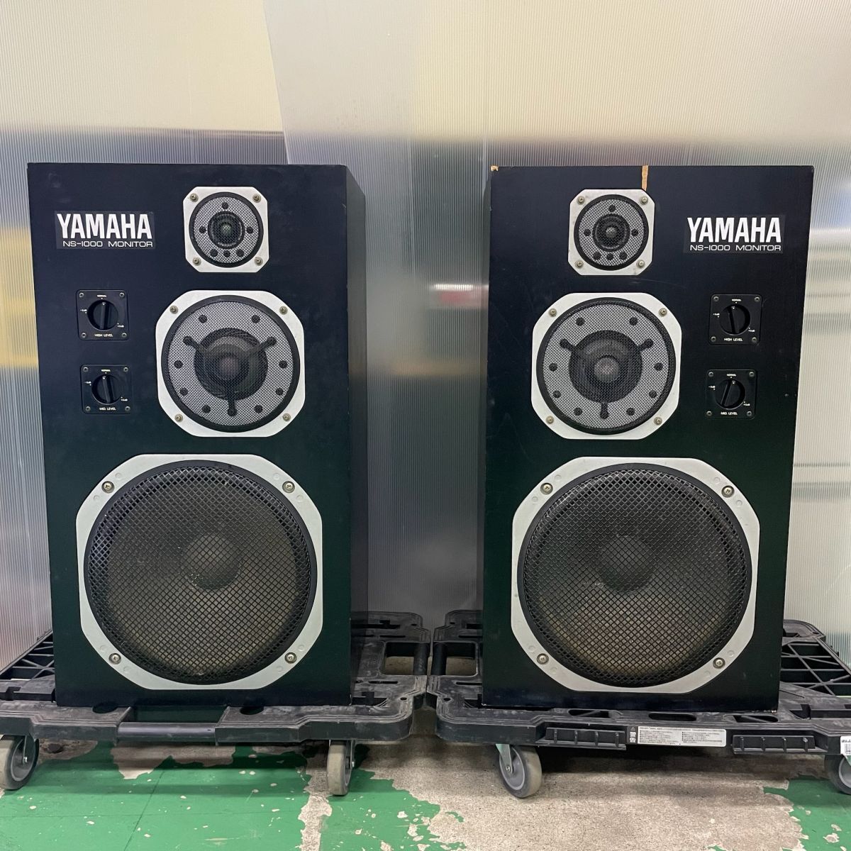 D1044【佐川2個口】【動作品難あり】 YAMAHA ヤマハ NS-1000M スピーカー ペア 170サイズx2個口