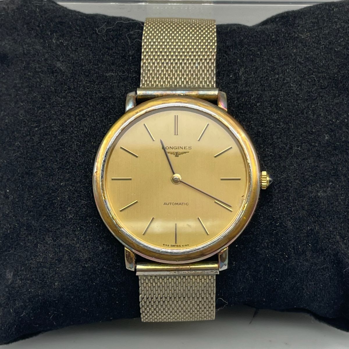 D1041【コンパクト送料込み】【動作品】 腕時計 LONGINES ロンジン 自動巻き