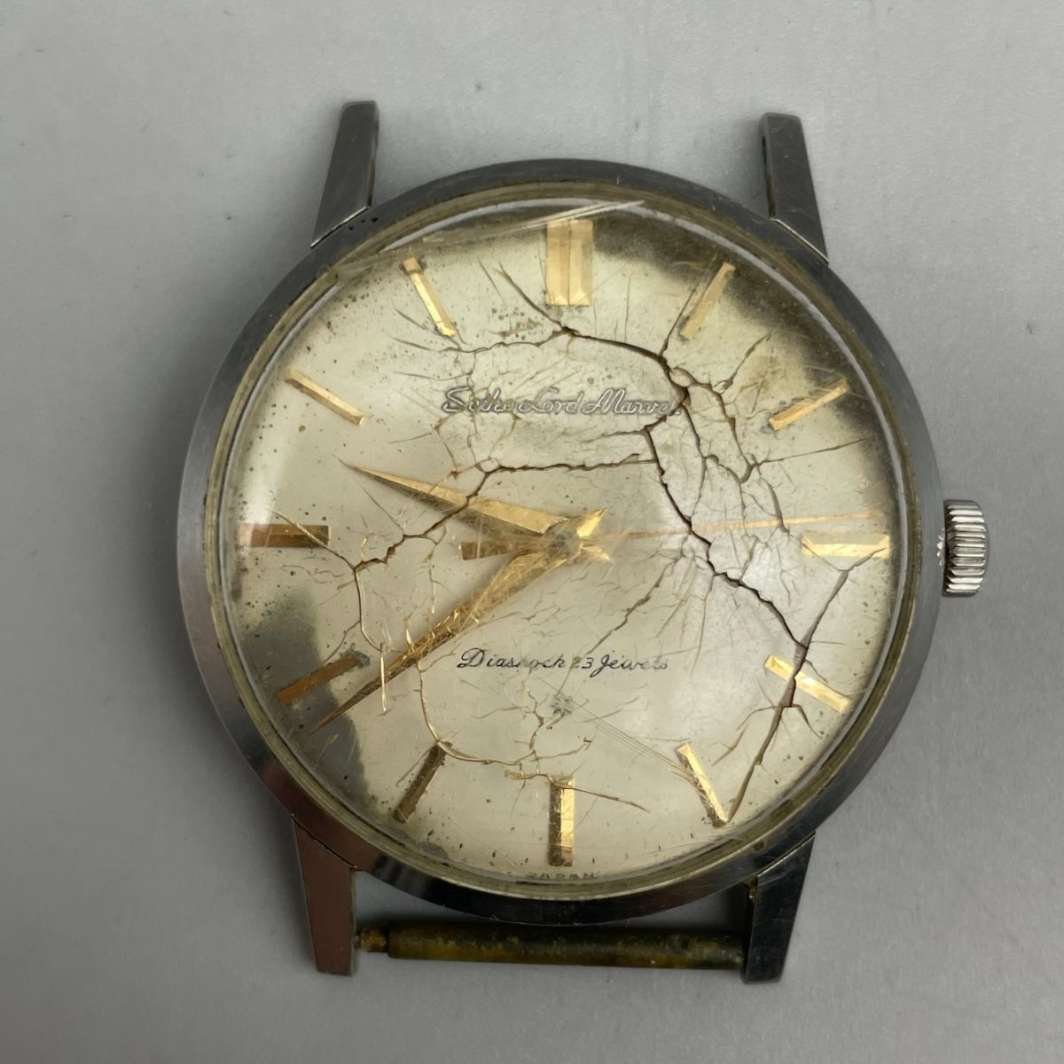 D1040【コンパクト送料込み】【動作品】 SEIKO セイコー ロードマーベル 筆記体 手巻き