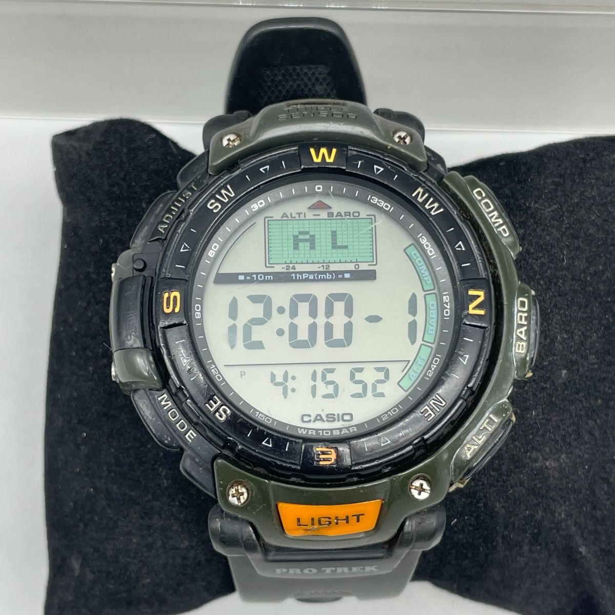 D1039【コンパクト送料込み】【動作品】 CASIO カシオ メンズ腕時計 PROTREK PRG-40 プロトレック