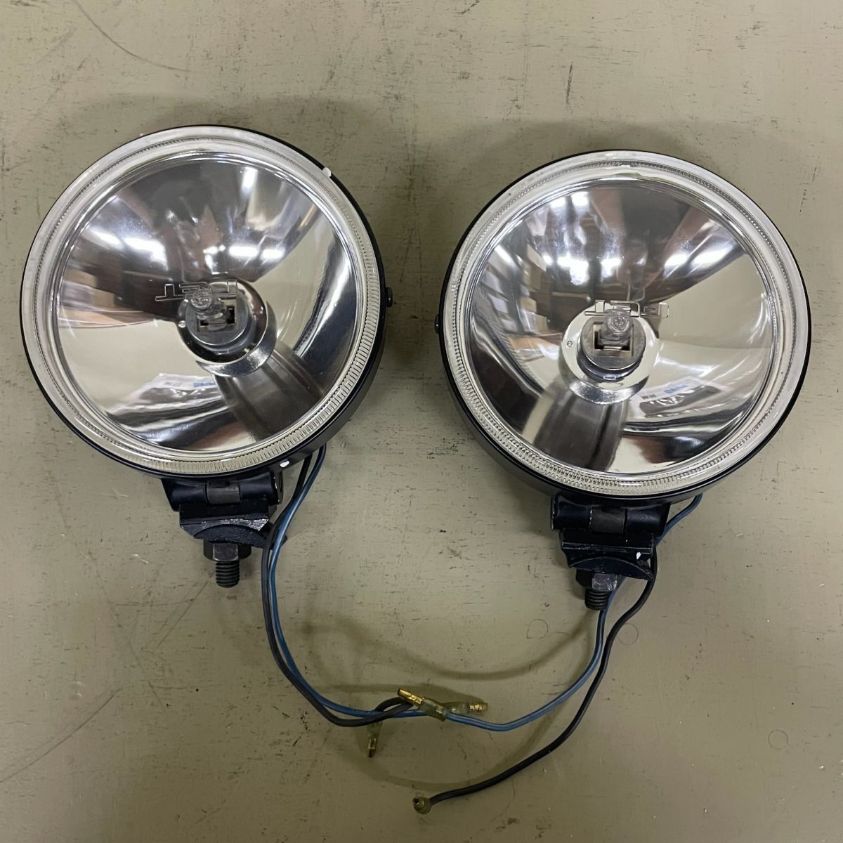 D1016【動作未確認】 FET M140 H3 85W フォグランプ クリアレンズ 旧車