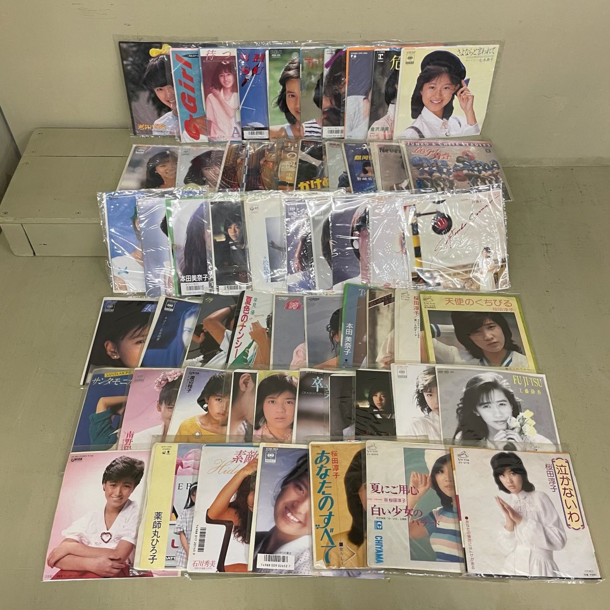 D1015 EPレコード まとめ 岡田有希子 菊池桃子 桜田淳子 伊藤麻衣子 昭和アイドル 他 50点以上