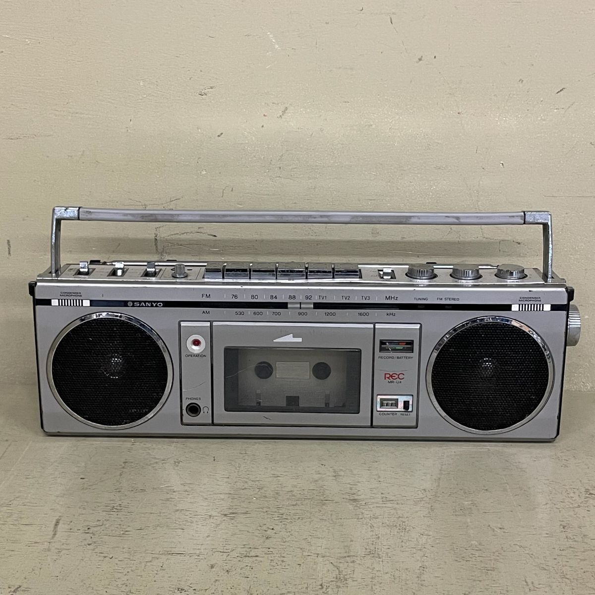 D1009 SANYO サンヨー ラジカセ MR-U4 JUNK