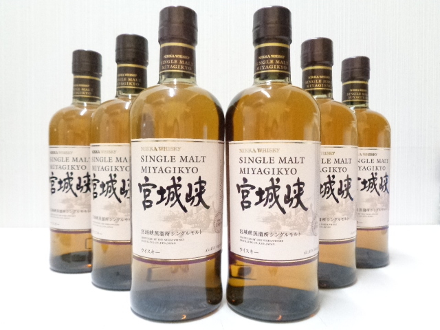 【未開栓】 NIKKA ニッカ 宮城峡 シングルモルト 700ml おまとめ6本