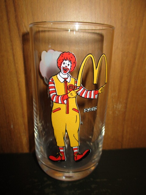 1970年台　マクドナルドキャラクター ドナルド＆パーティーグラス　良品　レトロ　ビンテージ