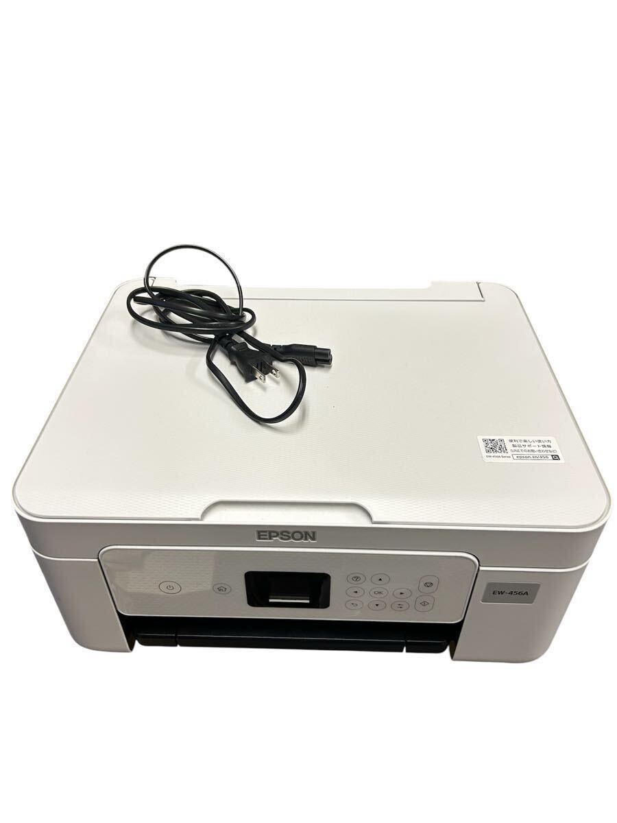 【中古品】EPSON EW-456A 2024製　プリンター インクジェットプリンター インクジェット複合機 カラリオ　Wi-Fi対応