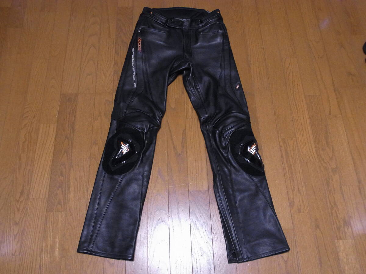 263-108/良品/HYOD/ヒョウドウ/D3O/ニースライダー付き/レザーパンツ/L 
