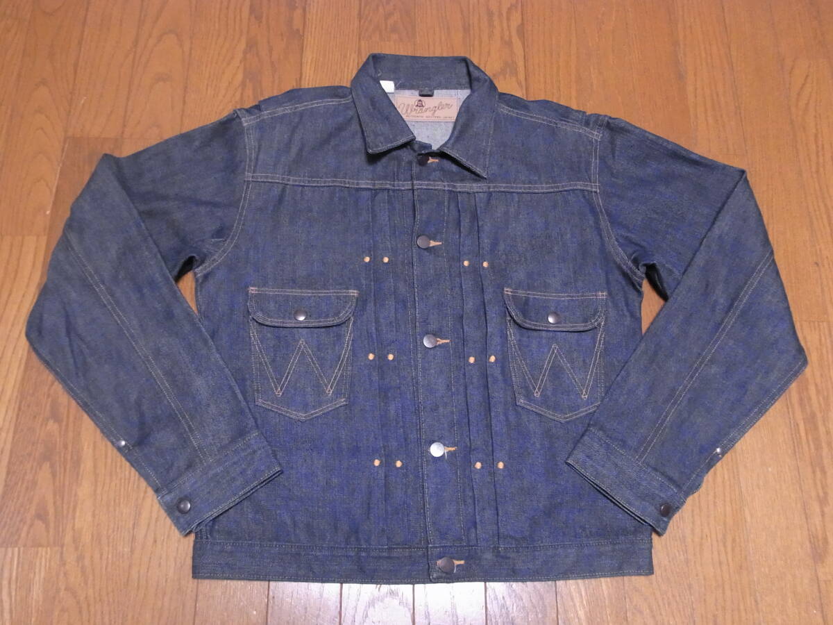 263-170/濃紺/美品/日本製/Wrangler/ラングラー/ラングラージャパン製/M4110-00/111MJ/BLUE BELL/ブルーベル/デニムジャケット/40