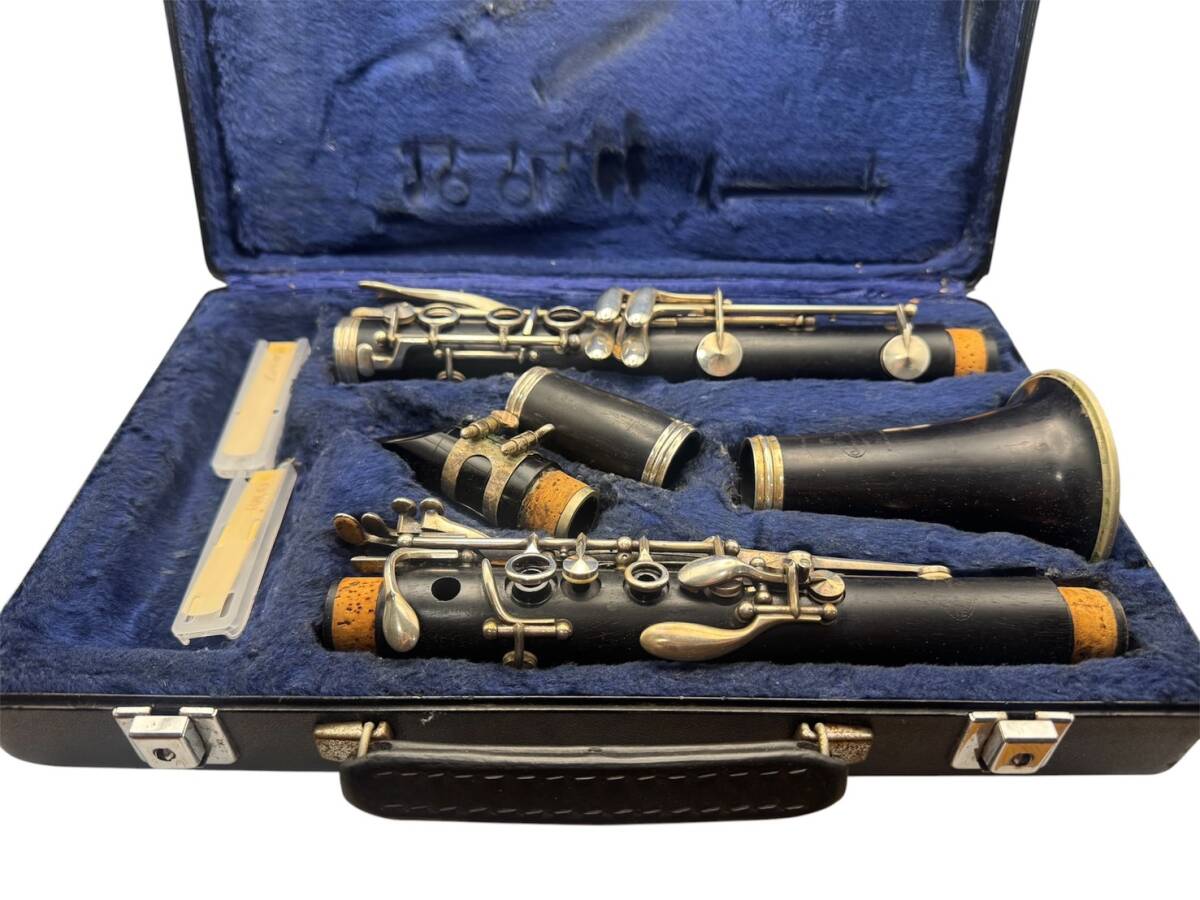《07》Buffet Crampon E11 B♭クラリネット 木製 ケース付 現状品