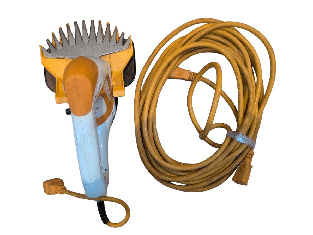 【02】★通電確認OK★ 京セラ（旧リョービ）電気バリカン 芝刈り「AB-1620」 　　