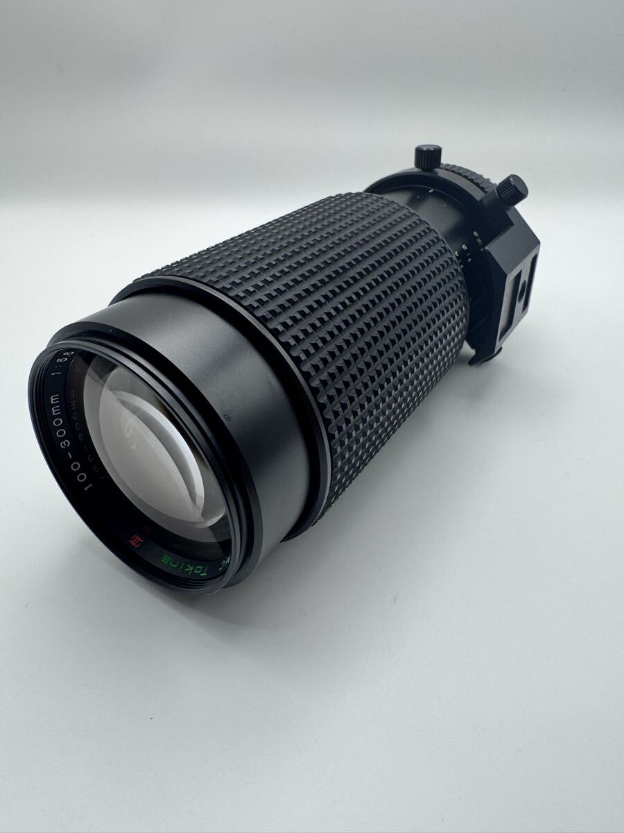 《06》Tokina RMC 100-300mm F5.6 望遠ズームレンズ P/Kマウント 三脚座、リアキャップ、ケース付
