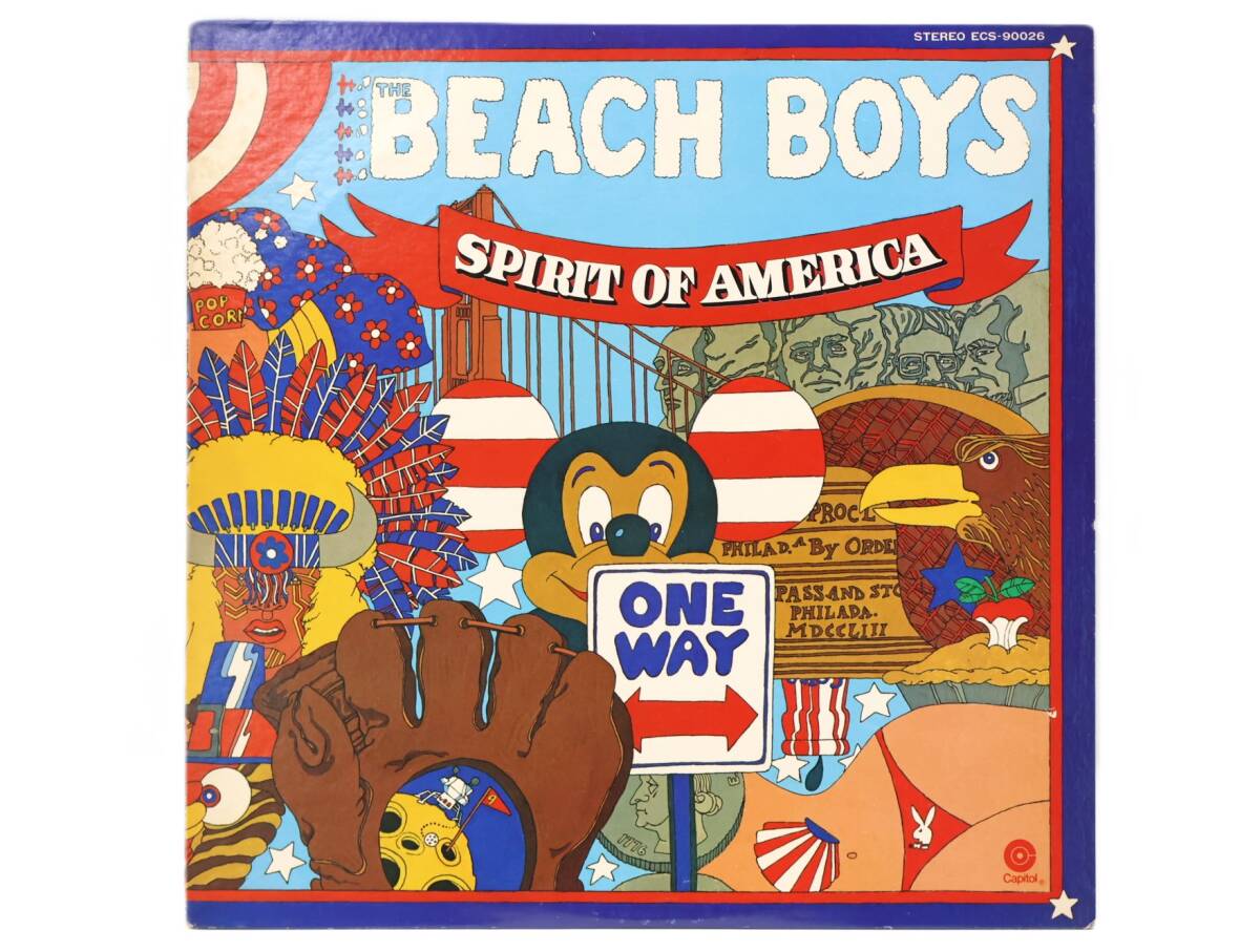 ★回0167 THE BEACH BOYS SPIRIT OF AMERICA ビーチ・ボーイズ・ベスト20 スピリット・オブ・アメリカ レコード LP盤 アナログ盤 32509081