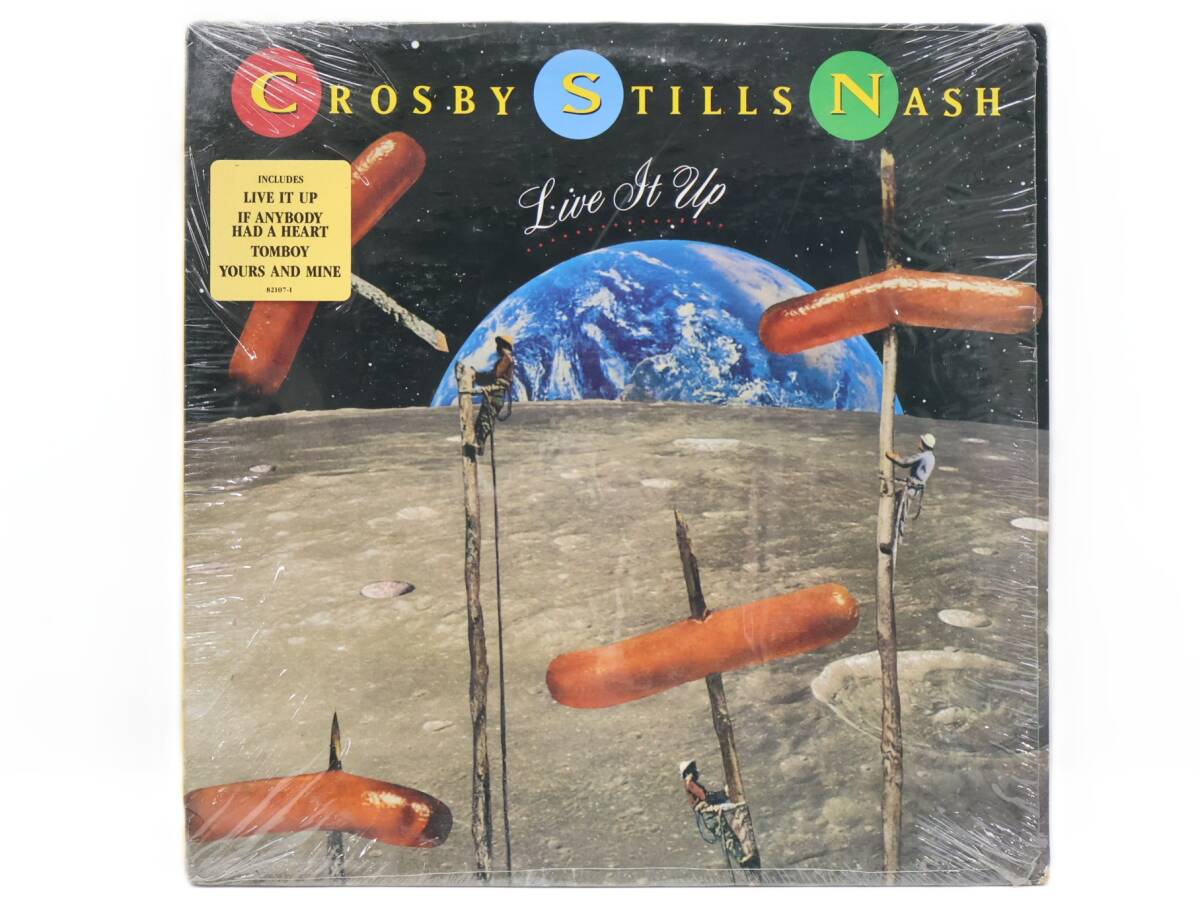 ★回0140 CROSBY , STILLLS & NASH クロスビー , スティルス & ナッシュ/LIVE IT UP レコード LP盤 アナログ盤 同梱可 32509081