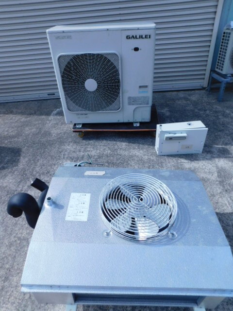 ★小2953 フクシマガリレイ インバータ冷凍機 ACT-013VR3-ZG 三相200V プレハブ 冷蔵庫 JRA耐重塩害仕様 PEB-20RN2 FPC-K1H 業務用